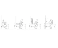 SAPHO HANDICAP madlo sklopné 813mm, nerez lesk (5)