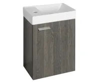 AQUALINE Keramické umývátko, nábytkové, 40x22 cm, bílá (6)