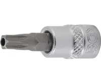 BGS Hlavice zástrčná 1/4" pro T-profil T 30, s vrtáním, zatíž. do 2 kg BGS Hlavice zástrčná 1/4" pro T-profil T 30, s vrtáním, zatíž. do 2 kg
