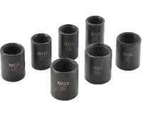 BGS Sada speciálních nástrčných hlavic / hlavic pro povolení poškozených šroubů, 17 - 26 mm, (1)