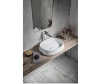 SAPHO JUMPER keramické umyvadlo na desku, 50x40cm, bílá (4)