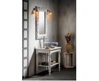 SAPHO PRIORI keramické umyvadlo na desku, Ø 41 cm, bílá s modrým vzorem (8)