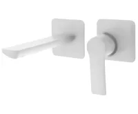 SAPHO PAX podomítková dvouprvková umyvadlová baterie, bílá mat SAPHO PAX podomítková dvouprvková umyvadlová baterie, bílá mat