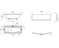 Ravak akrylátová vana Magnolia 180x75 | AKCE Doživotní záruka (6)