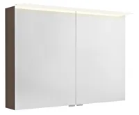 SAPHO LINEX galerka s LED osvětlením, 100x70x15cm, borovice rustik