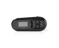 FM transmitter do auta | Husí krk | Hands free volání | 0.4 " | LCD obrazovka | Bluetooth® | 5.0 V DC / 0.5 A | Google Assistant / Siri | Černá (2)