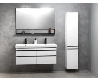 SAPHO SITIA skříňka vysoká 35x172x32cm, 2x dvířka, levá/pravá, bílá mat (3)