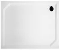 GELCO SARA sprchová vanička z litého mramoru, obdélník 110x90cm, bílá