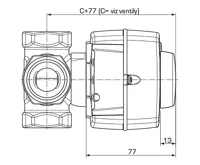 ESBE Servopohon ARA 659 24V - AC-DC (2)
