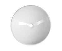 AQUALINE Keramické umyvadlo na desku, Ø 40cm, bílá (1)
