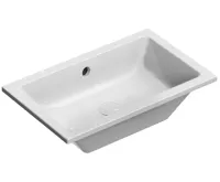 GSI KUBE X keramické umyvadlo 60x37cm, zápustné, broušená spodní hrana, bílá ExtraGlaze GSI KUBE X keramické umyvadlo 60x37cm, zápustné, broušená spodní hrana, bílá ExtraGlaze