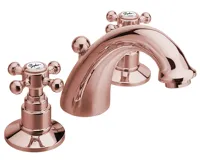 SAPHO ANTEA tříprvková umyvadlová baterie s výpustí, růžové zlato SAPHO ANTEA tříprvková umyvadlová baterie s výpustí, růžové zlato