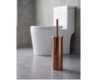 SAPHO X-ROUND COPPER WC štětka na postavení, měď mat (4)