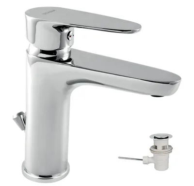 NOVASERVIS Umyvadlová baterie s výpustí Titania Smart chrom - 98001,0