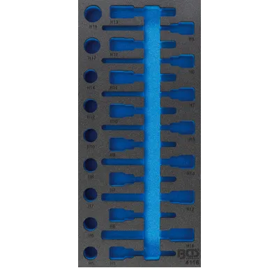 BGS Vložka do dílenského vozíku 1/3, prázdná, pro BGS 4116