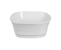 SAPHO IDEA keramické umyvadlo na desku 42x42cm, bílá (1)