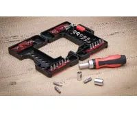 BGS Bity a hlavice nástrčné 1/4" s ráčnovým šroubovákem,sada 38 dílů (1)