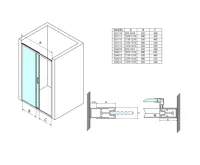 GELCO SIGMA SIMPLY sprchové dveře posuvné 1100 mm, čiré sklo (10)