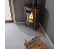 HS Flamingo Krbová kamna MASTERFLAMME ® Piccolo I, hnědá - sametová (28)