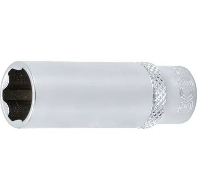 BGS Hlavice nástrčná 1/4" "Super Lock" prodloužená, 12 mm