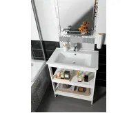 AQUALINE ZUNO 75 keramické umyvadlo nábytkové 75x45cm, bílá (5)