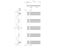 SAPHO MAGDALENA otopné těleso 500x1200mm, chrom (7)