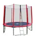 GoodJump 4UPVC červená trampolína 305 cm s ochrannou sítí + žebřík + krycí plachta