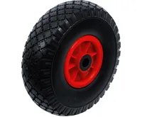 BGS Kolo pro skladištní/ruční vozík, PU, červené/černé, 260 mm