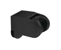 AQUALINE Držák sprchy, výklopný, ABS/černá mat AQUALINE Držák sprchy, výklopný, ABS/černá mat