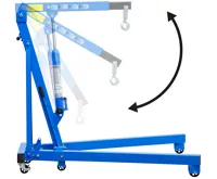 BGS Pojízdná stolice pro práci na motoru ,  1000 kg - BGS 11998 (4)