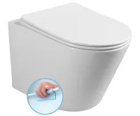 SAPHO PACO závěsná WC mísa, Rimless, 36x53cm, bílá