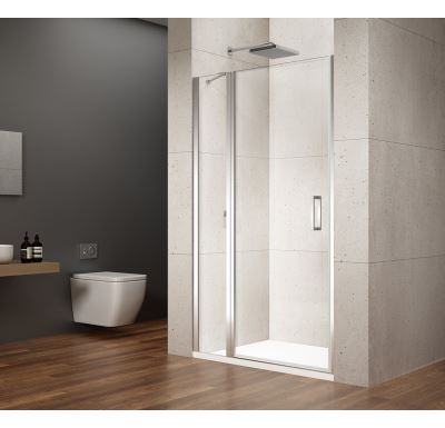 GELCO LORO sprchové dveře s pevnou částí 1000mm, čiré sklo