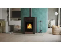 HS Flamingo Krbová kamna AQUAFLAM VARIO ® LEND 11kW hnědá - sametová (teplovzdušná verze) (14)