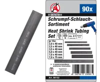 BGS Bužírka smršťovací černá 2-7 mm, sada 90 dílů BGS Bužírka smršťovací černá 2-7 mm, sada 90 dílů