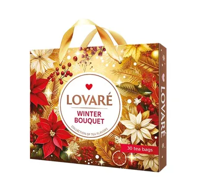 Kolekce čajů Lovaré Winter Bouquet (30 sáčků)