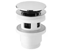 BRUCKNER Umyvadlová výpust 5/4“, click-clack, velká zátka, 32-52mm, ABS/chrom BRUCKNER Umyvadlová výpust 5/4“, click-clack, velká zátka, 32-52mm, ABS/chrom