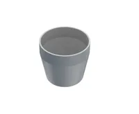 Granisil granitový květináč MONTI 35 cm Černý (1)