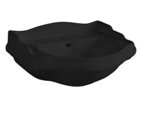 KERASAN RETRO keramické umyvadlo 56x46,5cm, černá mat