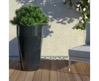 Granisil granitový květináč MONTI vysoký 76 cm Bílý (7)