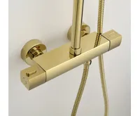 SAPHO Sprchový sloup s termostatickou baterií, zlato (4)