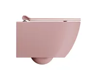GSI PURA závěsná WC mísa, Swirlflush, 36x50cm, blush dual-mat (4)