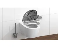 Schütte WC sedátko GREY HEXAGONS| Duroplast,  Duroplast, Soft Close (11)