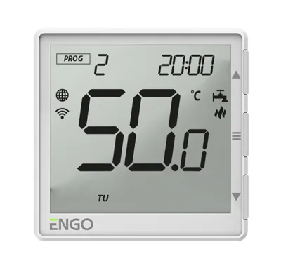 ENGO Controls Programovatelný časovač TUV EHW-W, Wi-Fi, bílá