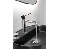 SAPHO SOLARIS stojánková umyvadlová baterie, chrom/černá mat (3)