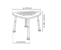 RIDDER Koupelnová stolička, bambus (6)