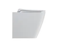 GSI NUBES WC mísa stojící, Swirlflush, 35x52cm, spodní/zadní odpad, bílá dual-mat (1)