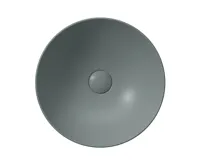 GSI PURA keramické umyvadlo na desku, průměr 40cm, agave mat (3)