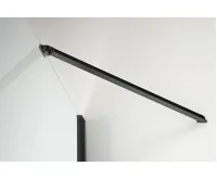 POLYSAN ZOOM BLACK čtvercová sprchová zástěna 900x900mm, čiré sklo (11)