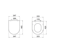 CREAVIT PAULA WC sedátko, SLIM, Soft Close, černá mat (8)