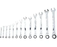 BGS Klíče očkoploché ráčnové 6,0 - 32,0 mm, sada 13 dílů (6)